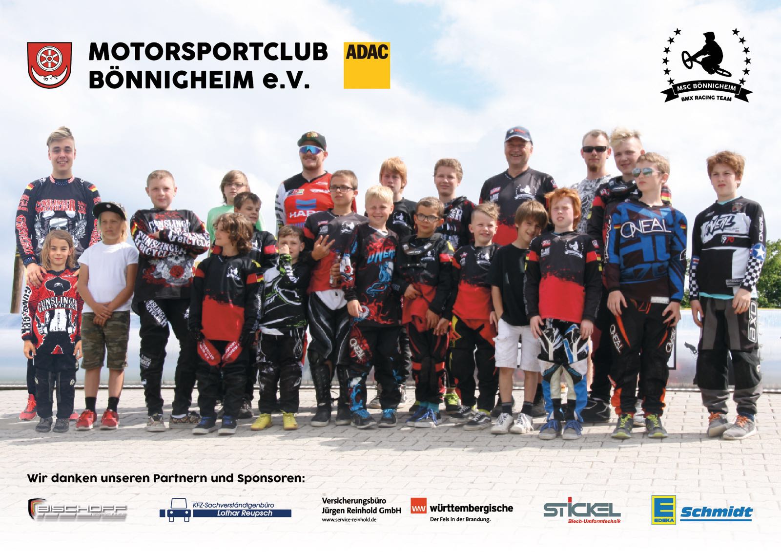 MSC Bönnigheim BMX-Gruppe 2016 Bönnigheimer BMX-Team 2016