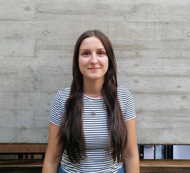 Seit 1. September 2023 Mia Lena Zaja als Auszubildende zur Verwaltungsfachangestellten im Rathaus.