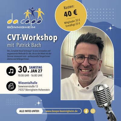 CVT-Workshop mit Patrick Bach