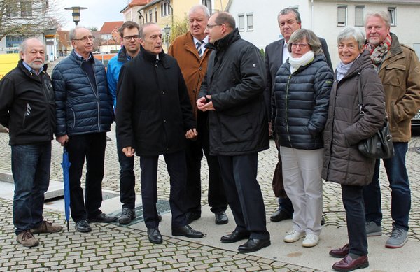 BI beim Ortstermin mit E. Gienger MdB und Staatssekretär Bilger
