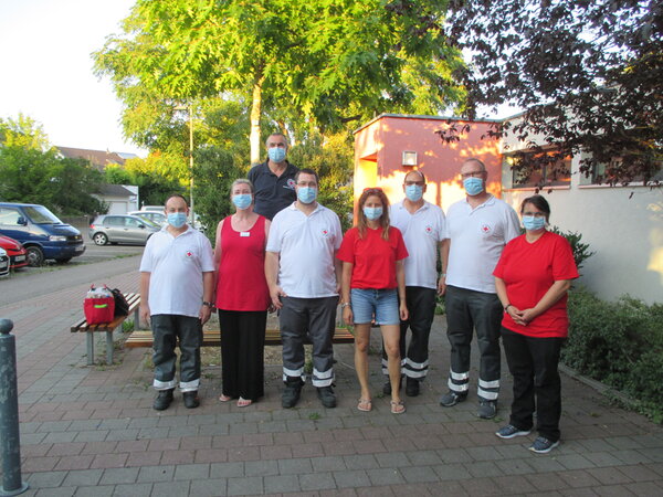 Blutspenden Brackenheim Gruppenbild mit Maske