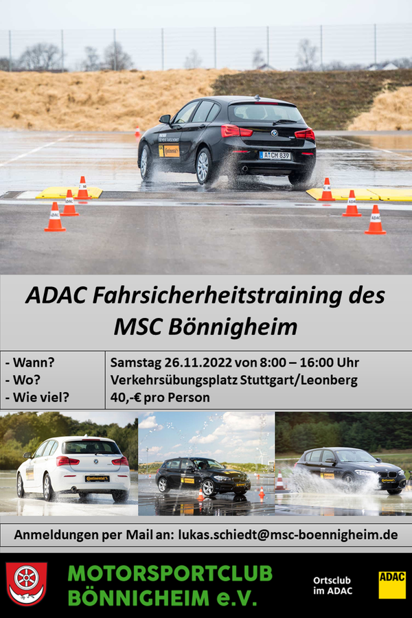 ADAC Fahrsicherheitstraining auf der Solitude