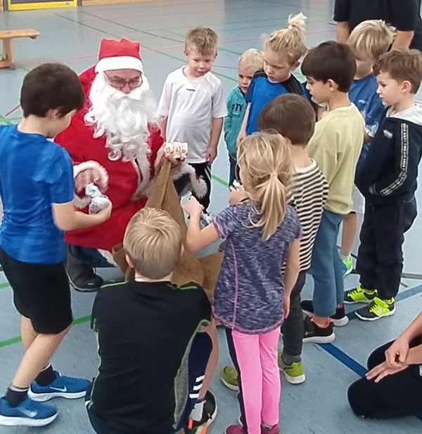 Nikolaus beim Wintertraining
