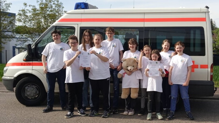 Gruppenbild Jugendrotkreuz