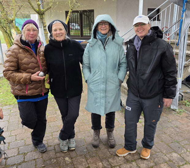 Heidi; Ellen; Vroni; Anja