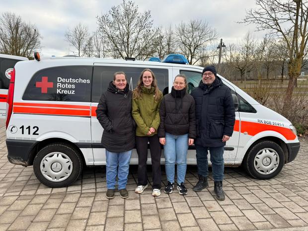 Helfer unserer DRK Bereitschaft B&ouml;nnigheim beim Rettungshundetag in Tripsdrill