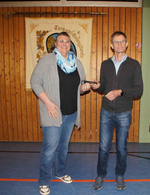 &Uuml;bergabe Hallenschl&uuml;ssel