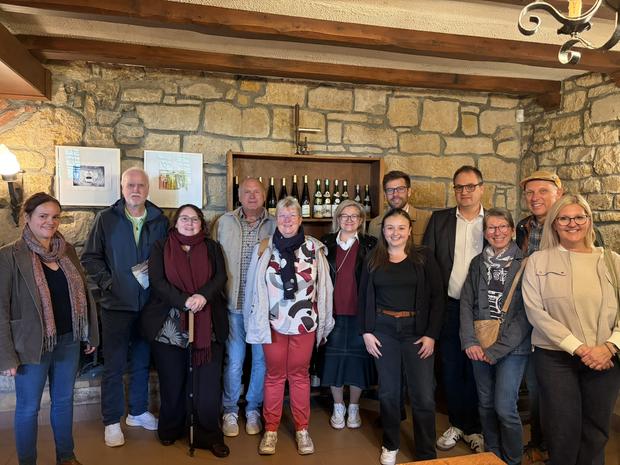 Besuch des Schulweinguts &bdquo;Le Domaine de l&rsquo;Ecole&ldquo;.