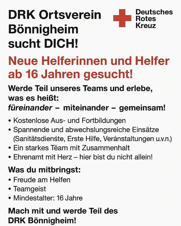 Wir suchen Unterstützung