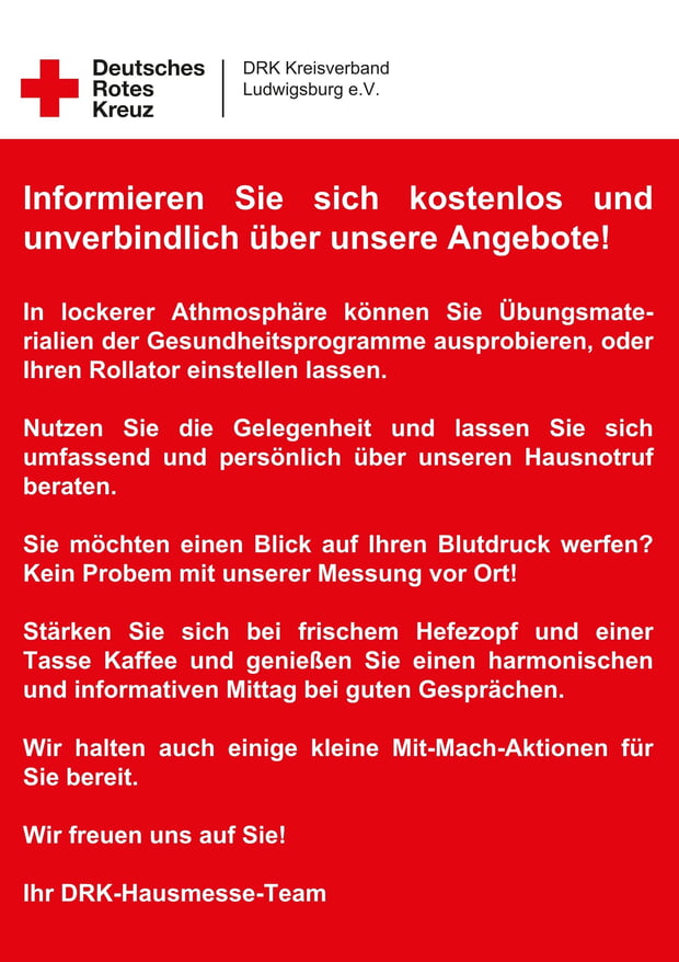 Hausmesse am 10.10.2026