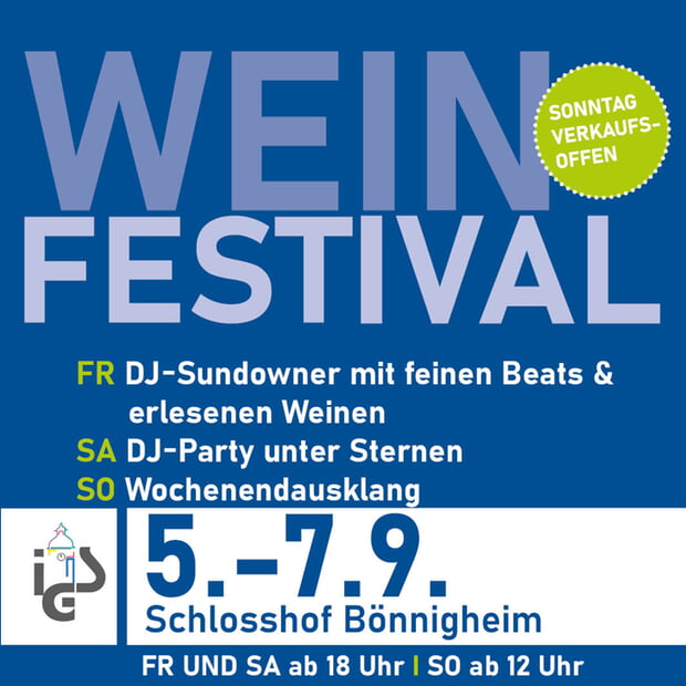 Weinfestival im Bönnigheimer Schlosshof
