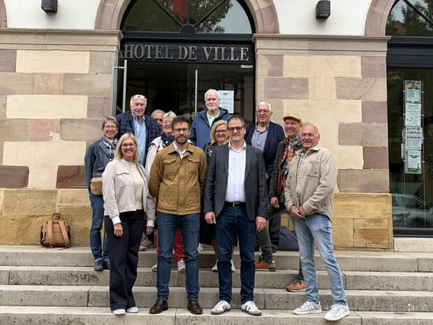 Empfang im Rouffacher Rathaus.