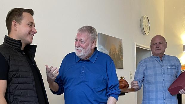 Dank der beiden Vorstandsvorsitzenden an Tobias Schifferer