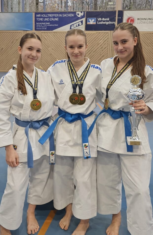 v.l.n.r.: Zoe Schulz, Mariel Göthe und Luisa Schaudig