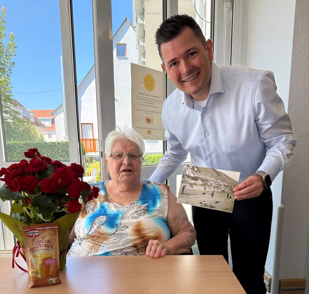 Frau Hötzl mit Tobias Vogt