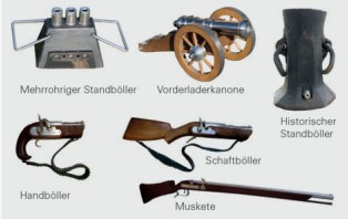 Beispiele von B&ouml;llerger&auml;ten