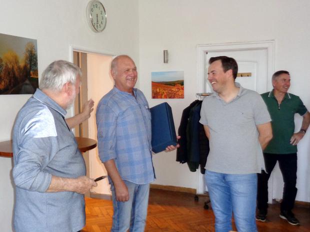 Dankesworte an Markus Enderle von den beiden Vorstandsvorsitzenden