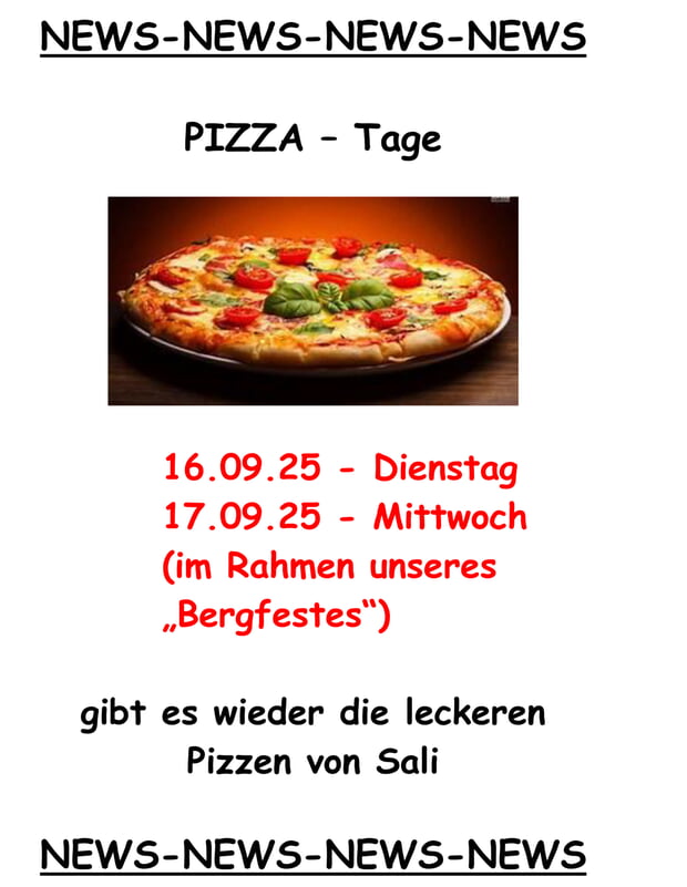 Pizza Tage