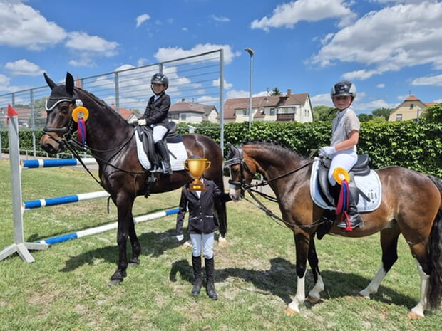 Annika, Lenja und Luisa in Ilsfeld