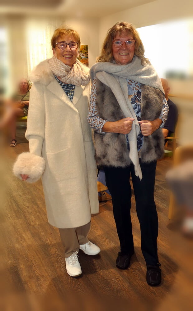Die Models Frau Kientsch und Frau Mohn