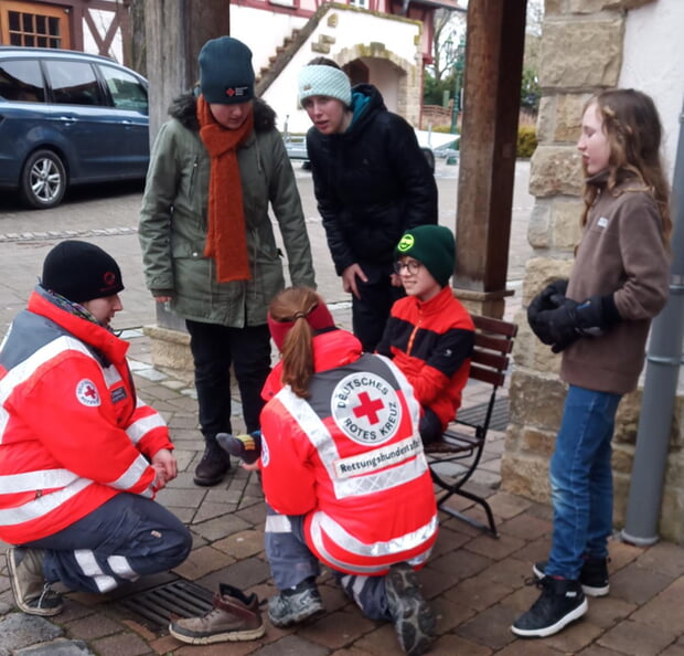 Notfall: ein gest&uuml;rztes Kind