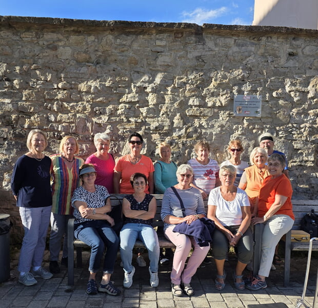 Gruppenfoto mit Präsident Paul Wurst
